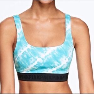 VS Pink Ultimate Sports Bra Blue Tie Dye Size XS